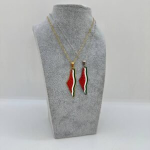 سنسال خريطة فلسطين بتصميم البطيخ
